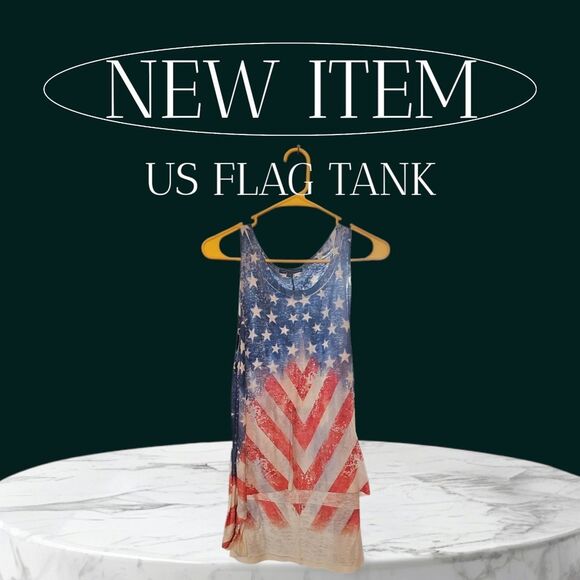 US Flag Tank Top - Picture 1 of 4